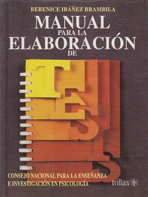 Manual para la elaboracion de tesis - Berenice Ibañez